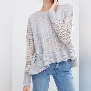 ASOS Willow & Paige Peplum Knit  Sweater